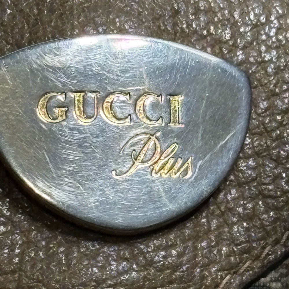 Gucci Beige GG Canvas Tote with Green and Red Web Straps - Picture 10 of 16